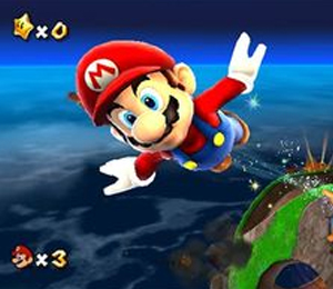 Super Mario Galaxy screen shoot 1