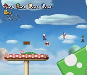 New Super Mario Bros. Wii screen shoot 2