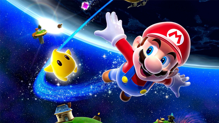 Mario flying Desktop Wallpaper