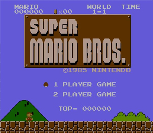 Super Mario Bros. screen shoot 1