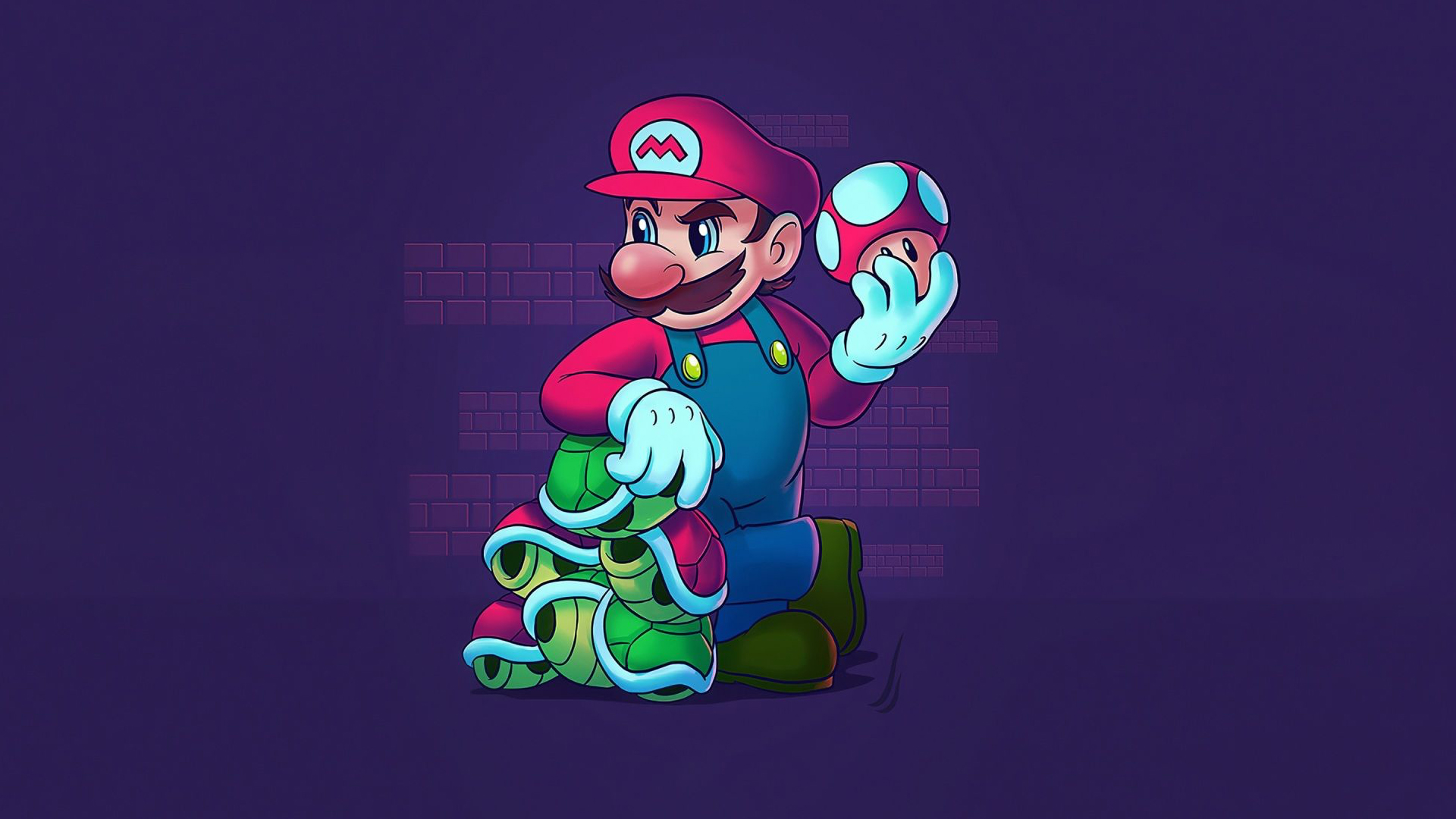 Cool Mario  Desktop Wallpaper