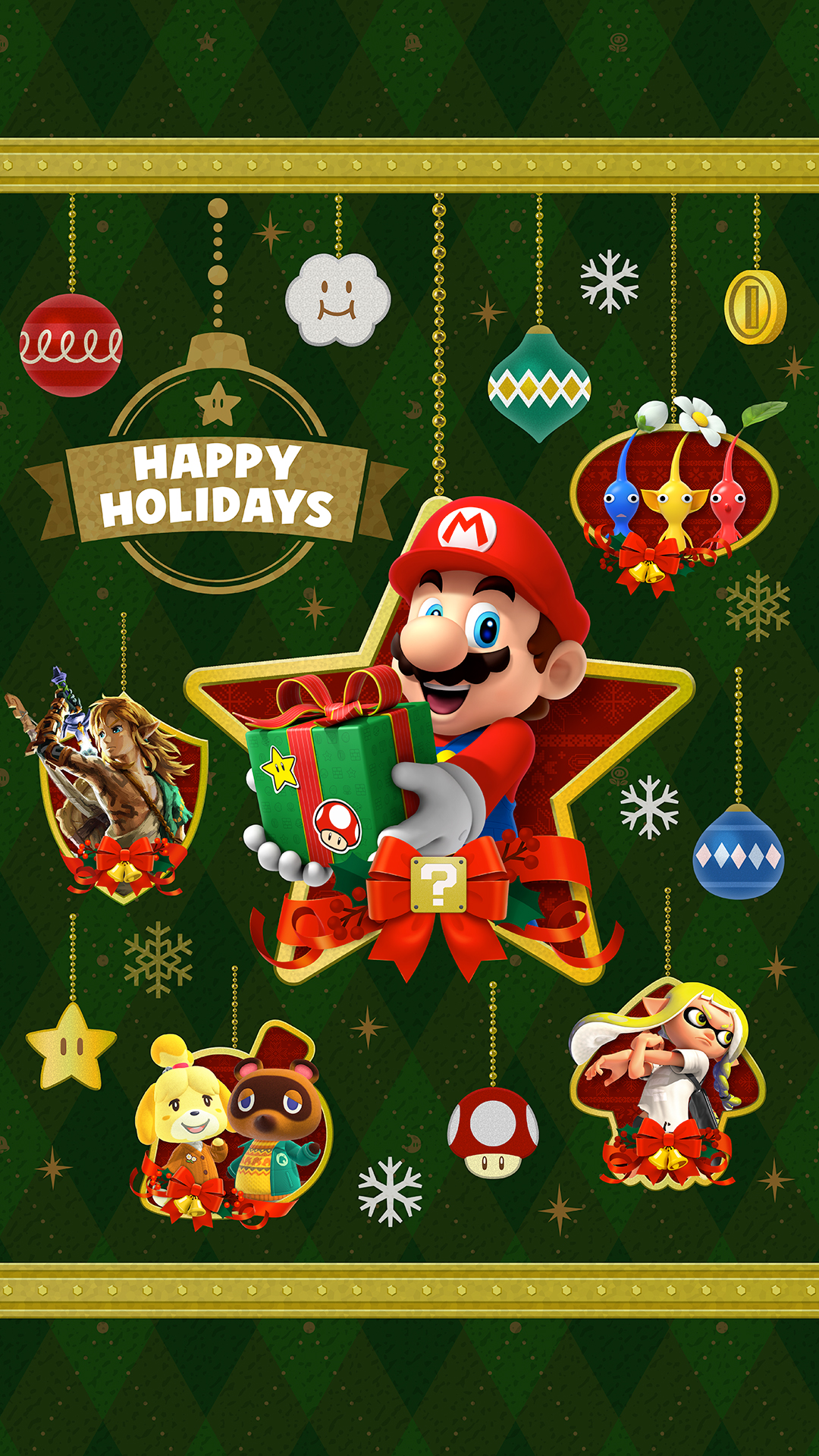 Happy holidays Mobile Wallpaper