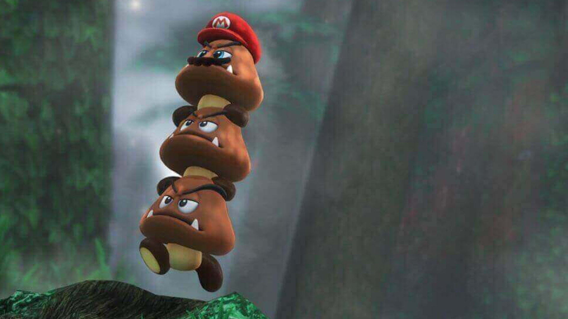 Goomba Tower Desktop Wallpaper