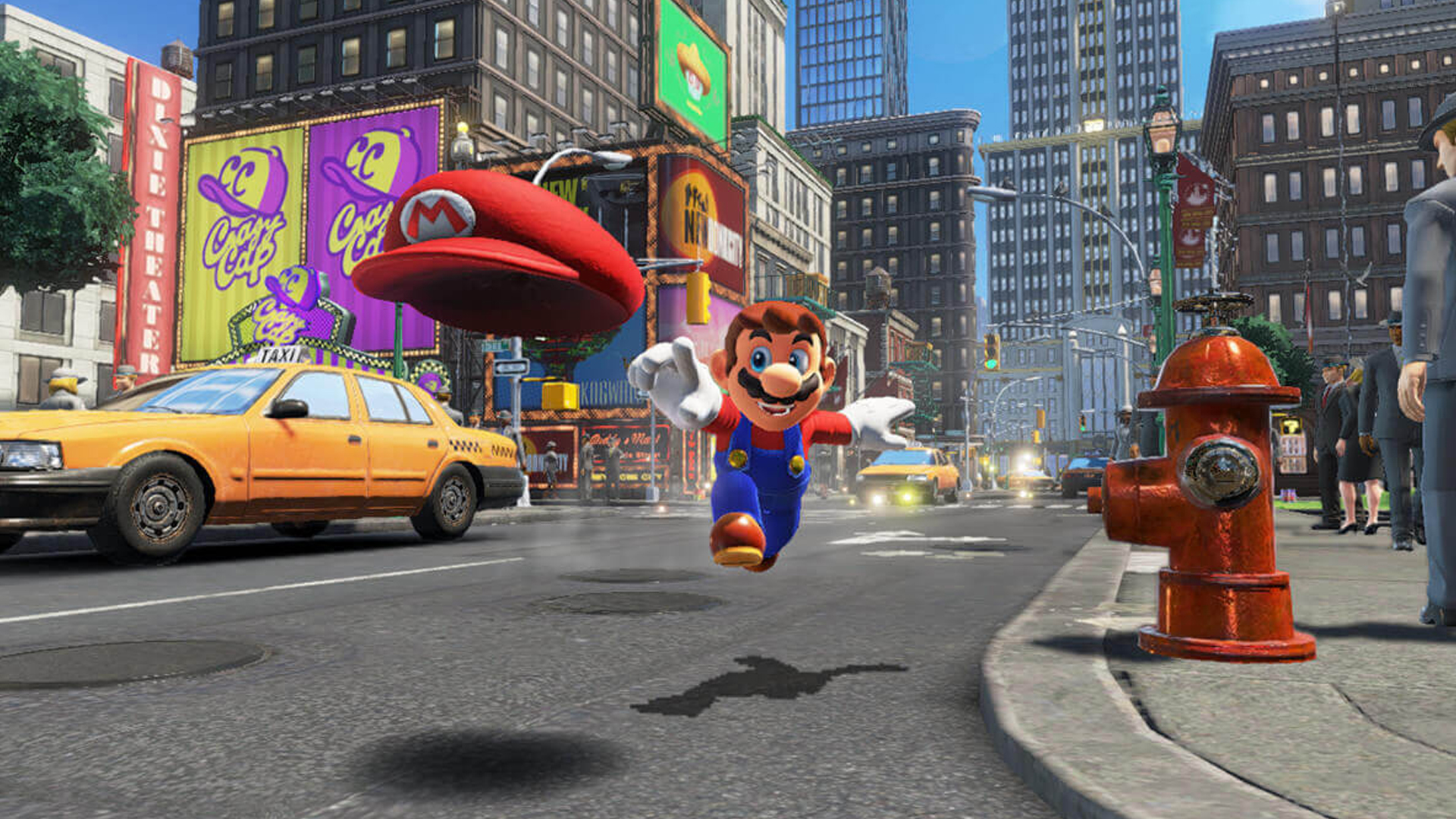 Mario running Desktop Wallpaper